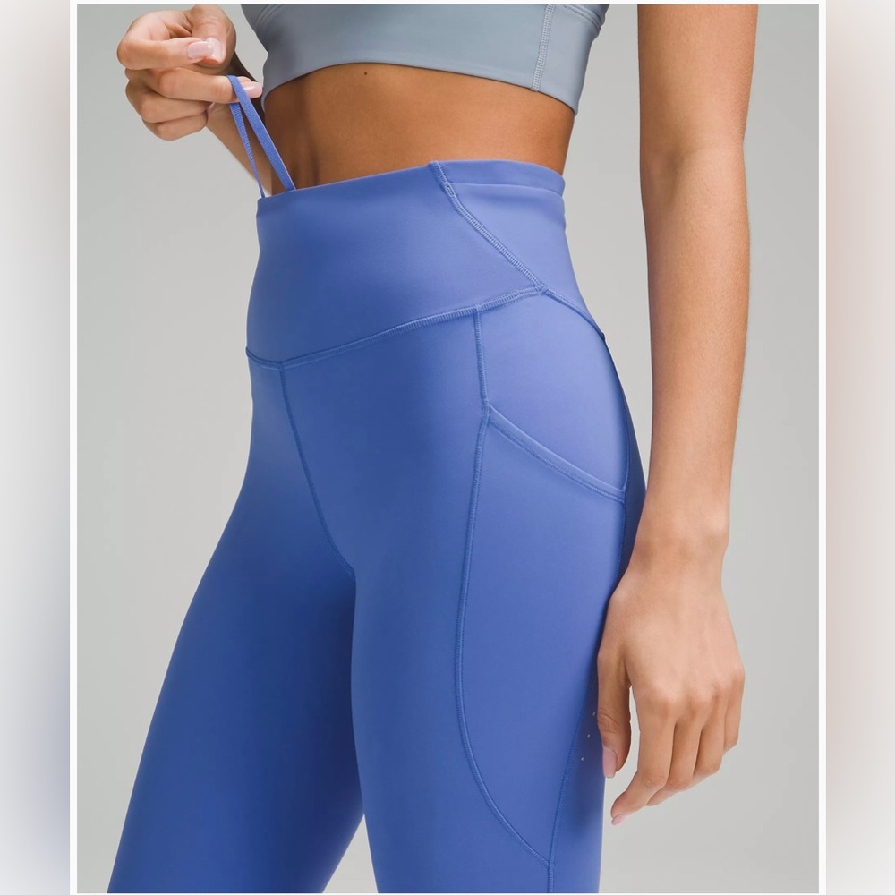 Lululemon Fast and Free High-Rise Crop 23” Pockets - Picture 4 of 15